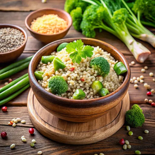 मसालेदार साबूत अनाज पोट